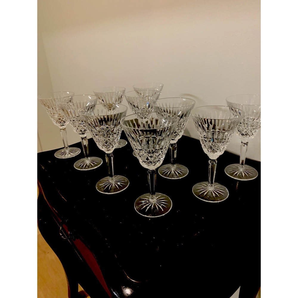 Waterford crystal stemware MAEVE cut pattern Water Goblet discontinued cut - Picture 9 of 13